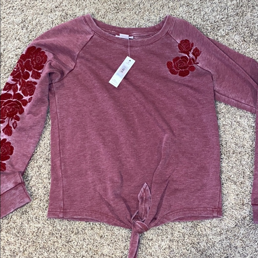 NWT Maroon Top - Picture 2 of 3